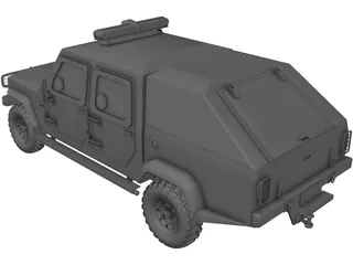 Jeep Agrale BP Canopy 3D Model