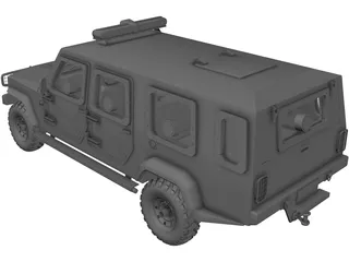 Jeep Agrale Double Cab 3D Model