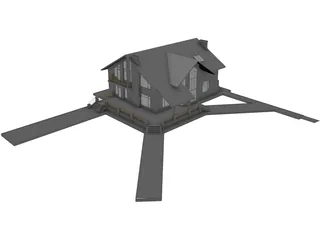 Living House 3D Model