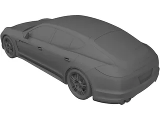 Porsche Panamera S Hybrid (2013) 3D Model