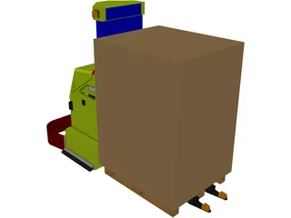 Automated Guided Vehicle [AGV] 3D Model