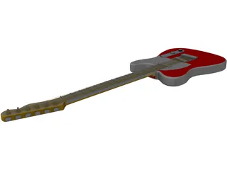 Guitar Electric 3D Model