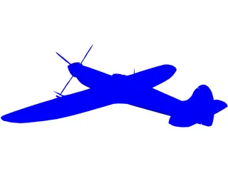 Supermarine Spitfire WW2 3D Model