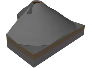 Volcano 3D Model