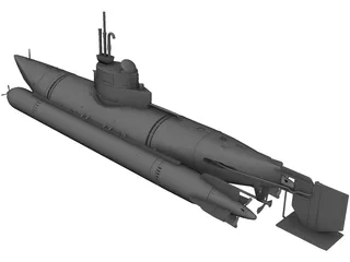 Submarine 3D Model