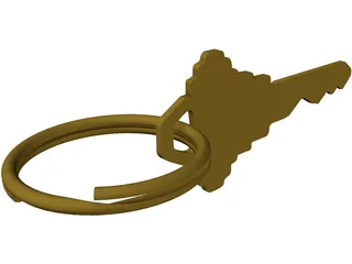 House Key 3D Model