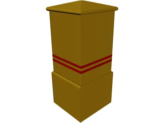 Post Box 3D Model