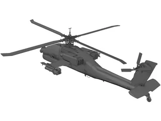 Boeing AH-64D Apache Longbow 3D Model