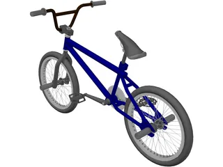 Bike BMX Trial 3D Model