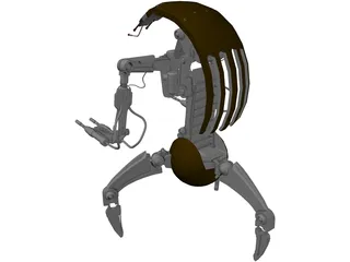 Star Wars Droideka 3D Model