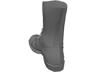 Boot Combat 3D Model