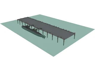 Sub Pier 3D Model