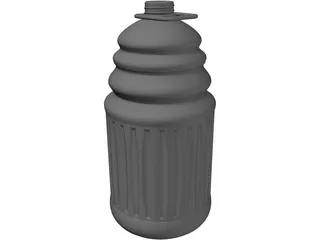 Bottle 128oz 3D Model