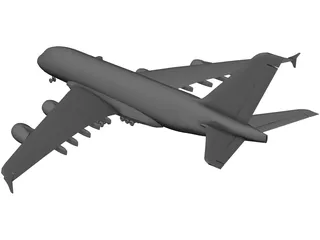 Airbus A380 3D Model