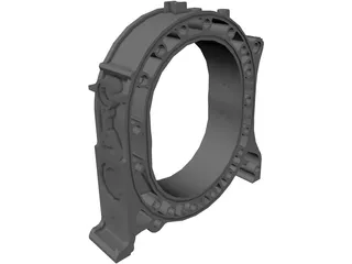 Mazda 12A Rotor Housing 3D Model