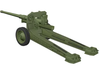 Cannon (122mm) 3D Model