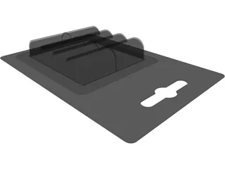 Battery Blister Pack 3D Model