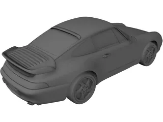 Porsche 911 993 Turbo (1995) 3D Model