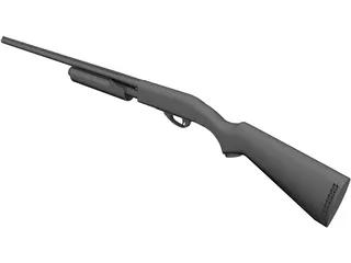 Remington 870 Shotgun 3D Model