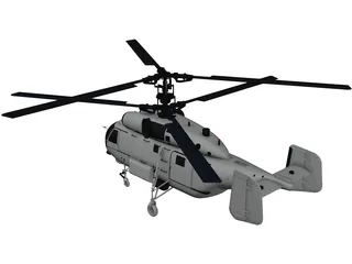 Kamov Ka-27M Helix 3D Model