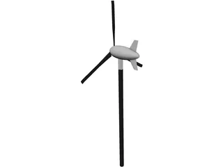 Wind Turbine 3D Model