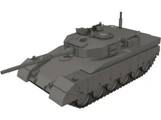 Tank Battle 3D Model