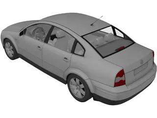 Volkswagen Passat B5 3D Model