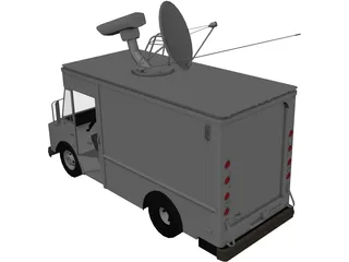 Chevrolet TV Van (1988) 3D Model