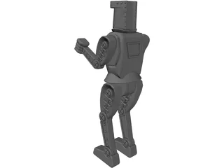 Boxing Robot 3D Model