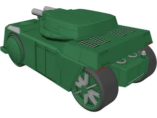 Wheeled APC 3D Model