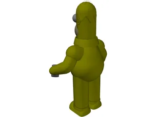 Simpsons Homer 3D Model