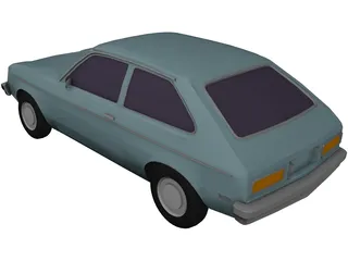 Chevrolet Chevette (1977) 3D Model