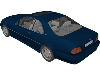 Mercedes-Benz 600 SL 3D Model