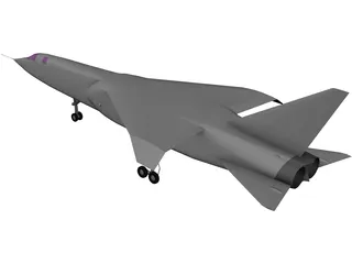 BAC TSR-2 3D Model