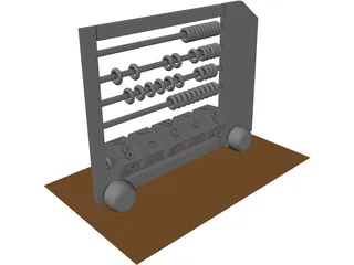 Abacus 3D Model