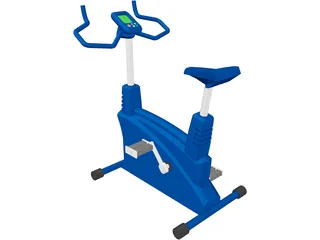 Exercise Bike 3D Model