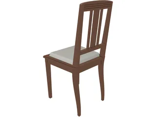 Chair Wood 3D Model