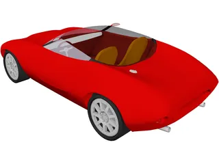 Jaguar F-Type Concept 3D Model