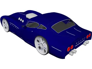 Blade car 3D Model
