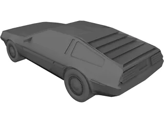 DMC DeLorean (1980) 3D Model