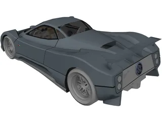 Pagani Zonda 3D Model