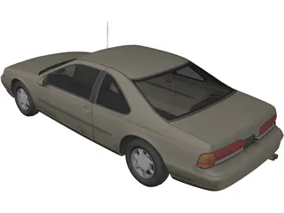 Ford Thunderbird (1996) 3D Model