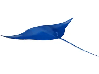 Manta Ray 3D Model