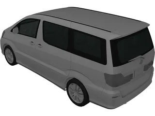 Toyota Alphard 3D Model