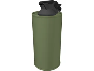 Mark 4 Screening Smoke Grenade 3D Model