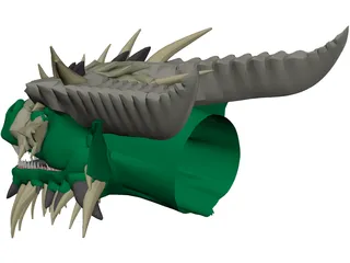 Dragon Head 3D Model