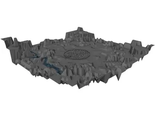 City Middle Age 3D Model