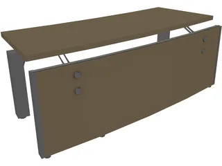 Table Control Centre Multiuse 3D Model