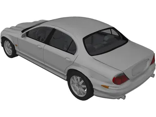 Jaguar S-Type (1998) 3D Model