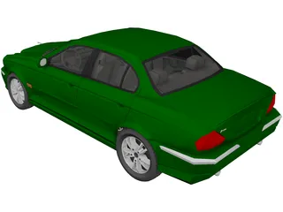 Jaguar X Type (2003) 3D Model